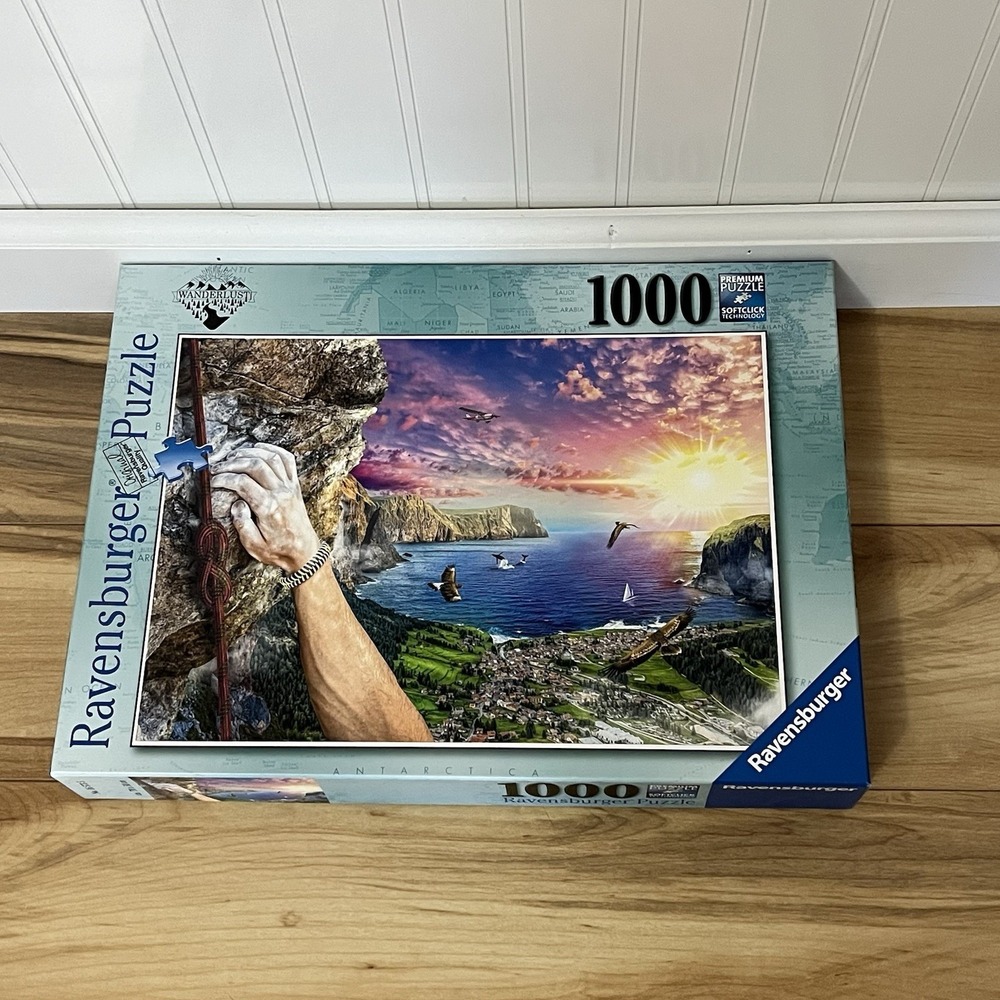 Ravensburger Wanderlust Rock Climbing Escalade 1000 piece jigsaw Puzzle 27x20